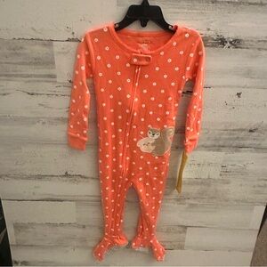 Carter’s Baby Girl Sleeper Squirrel Size 24 Months NEW